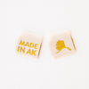 Made in Utah Gold Woven Labels - Harmony