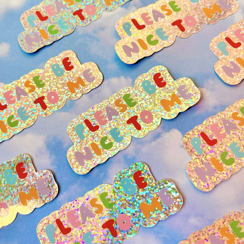 Please Be Nice To Me Sticker - Harmony