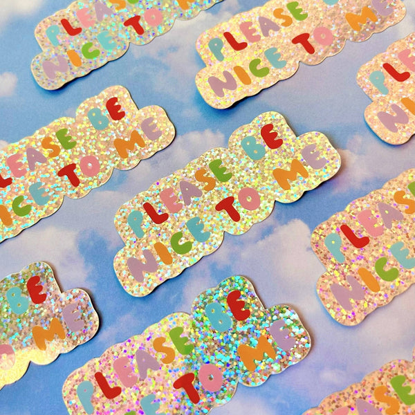 Please Be Nice To Me Sticker - Harmony