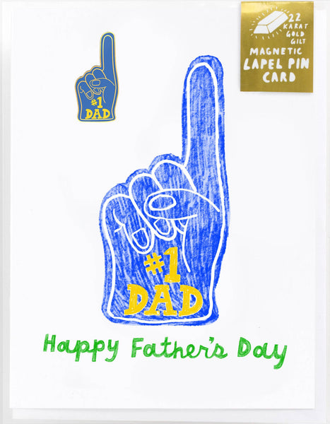 1 Dad Lapel Pin Card - Harmony