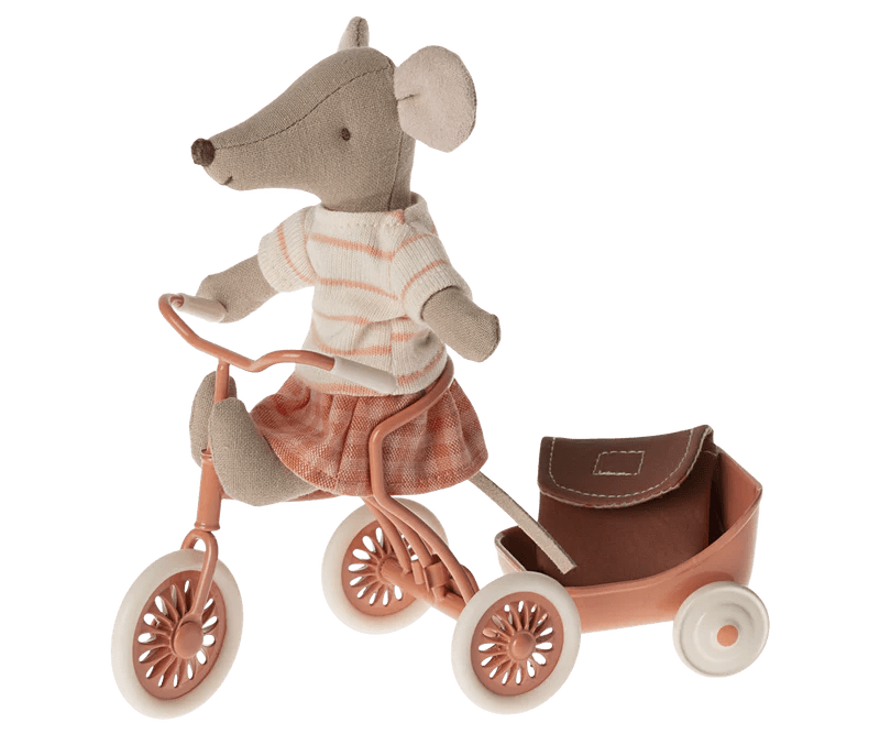 Tricycle Mouse Big Sister - Coral - Harmony