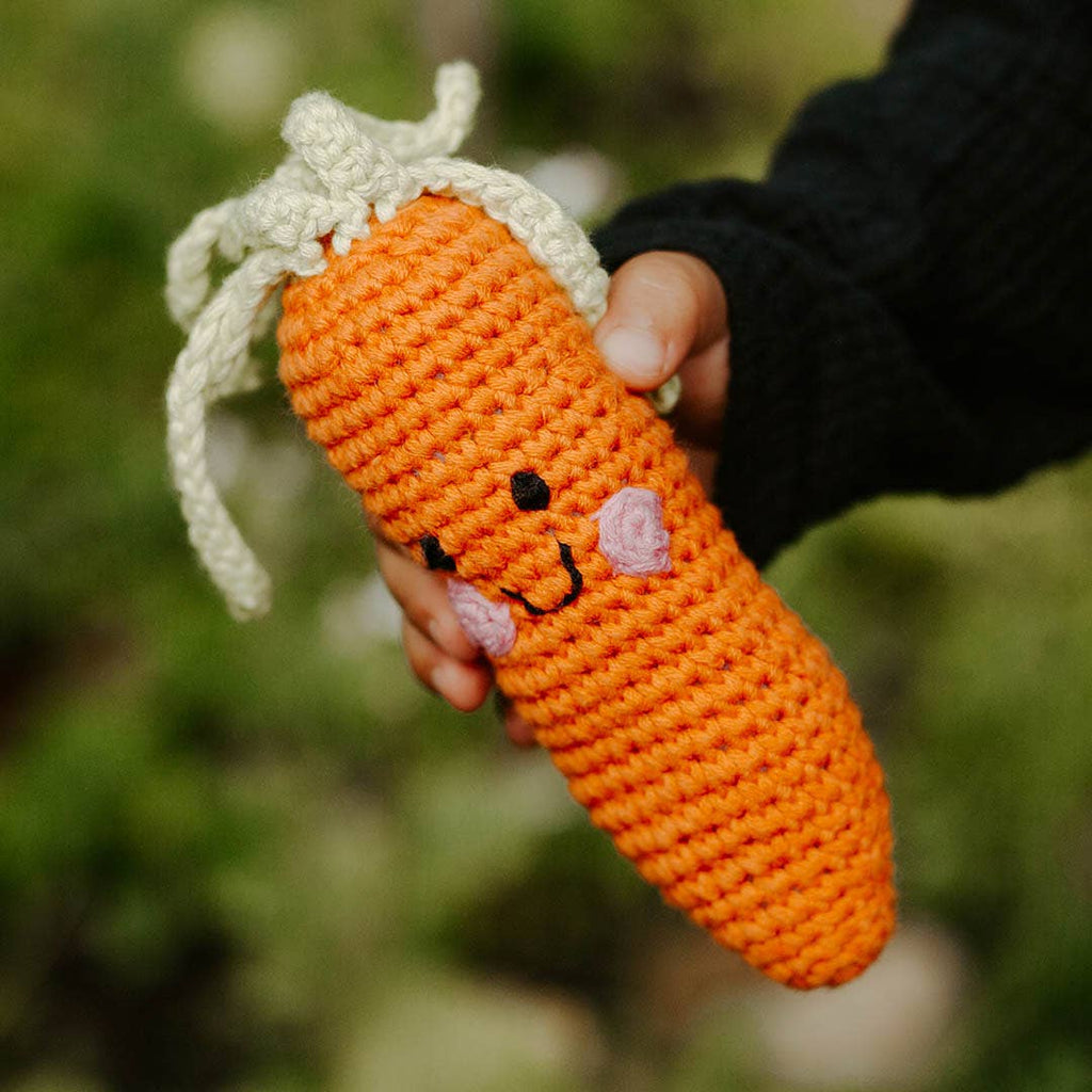 Pretend Play Food Rattle - Carrot - Harmony