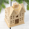 Paper Mache Saltbox House Ornament - Small - Harmony