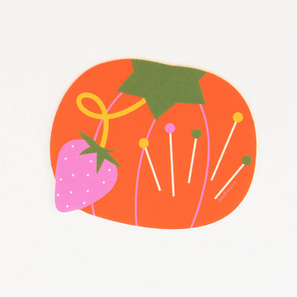 Tomato Pin Cushion Sticker - Harmony