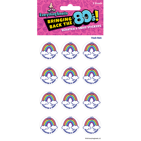 Scratch & Sniff Stickers / Rainbow (Rain Scent) - Harmony
