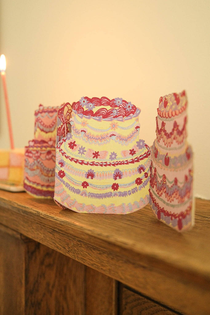 Birthday Cake Concertina Card - Harmony