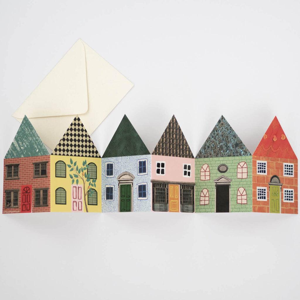 House Concertina Card - Harmony