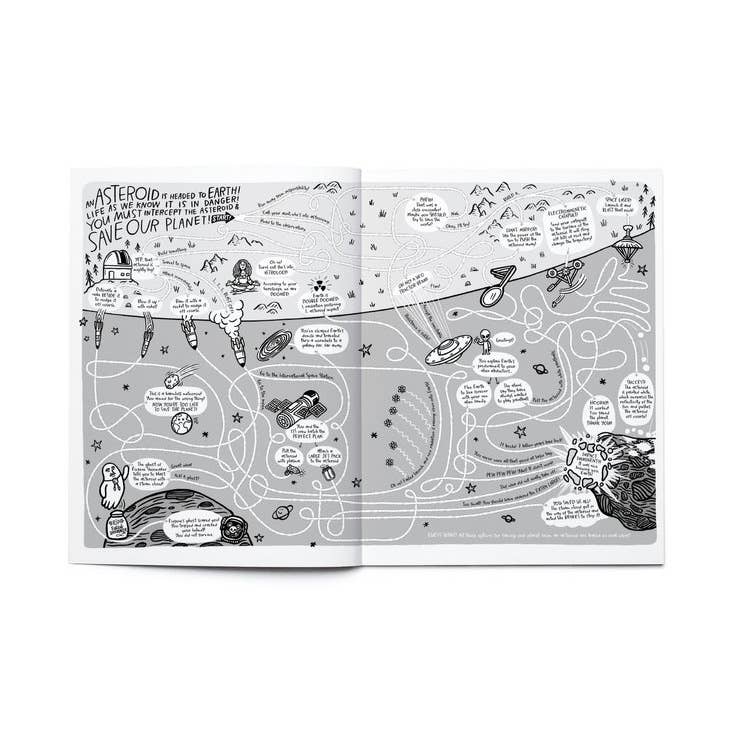Space, Above & Beyond Coloring & Activity Book - Harmony