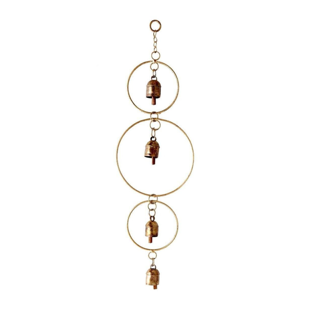 Air Element Hoop Cascade Bells Wind Chime - Garden Decor - Harmony