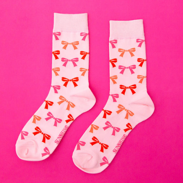 Bow Crew Socks - Harmony