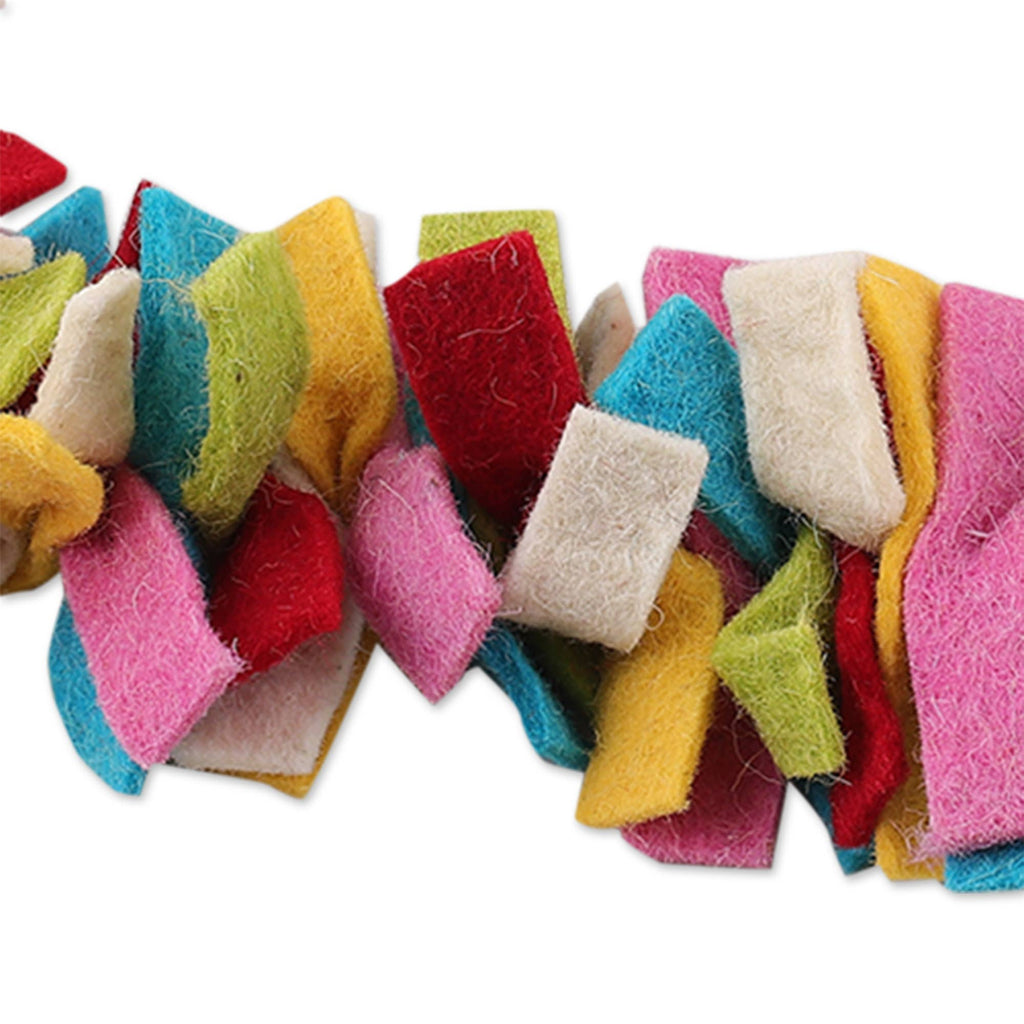 Colorful Wool Felt Garland - Harmony