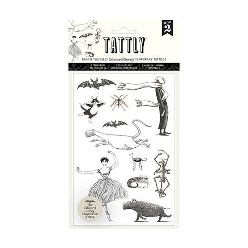 Gorey's Creatures & Figures Tattoo Sheets - Harmony