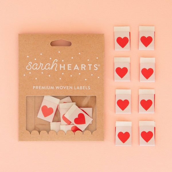 Red Heart - Sewing Woven Quilt and Garment Labels - Harmony
