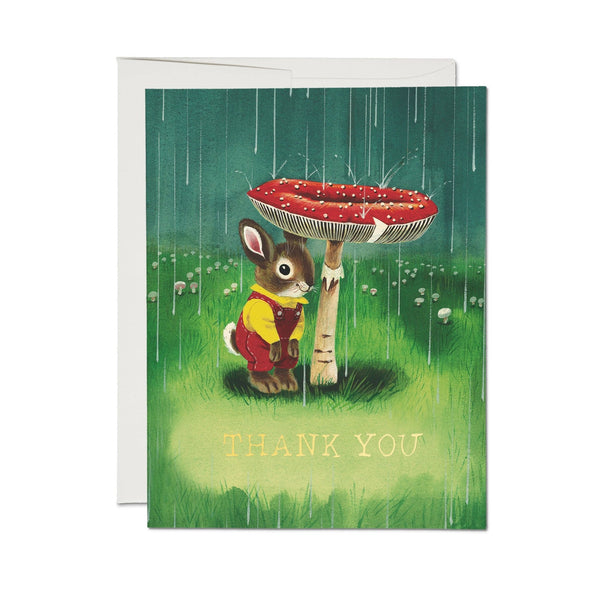 Richard Scarry Bunny and Mushroom greeting card - Harmony