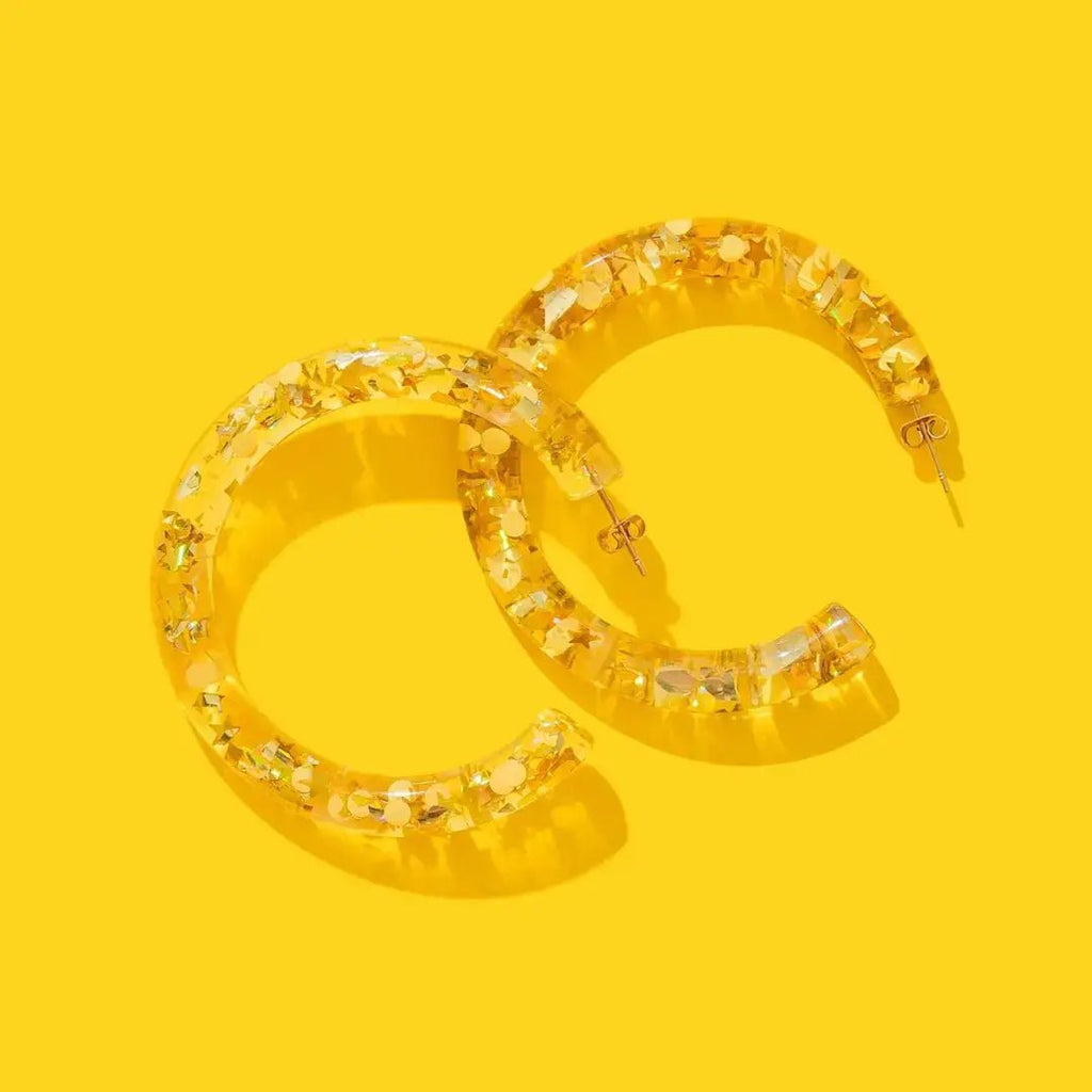 Confetti Hoop Earrings - Harmony
