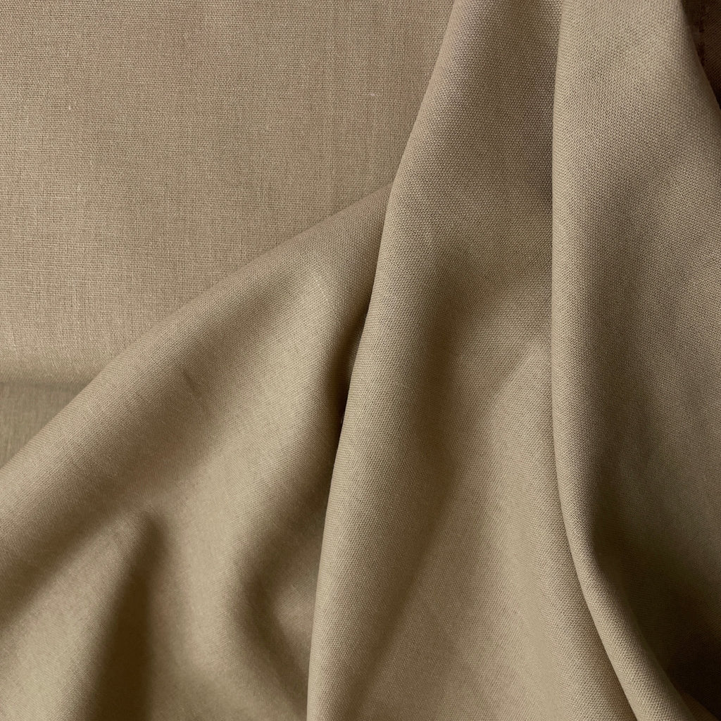 Washed Linen Blend / Khaki - Harmony