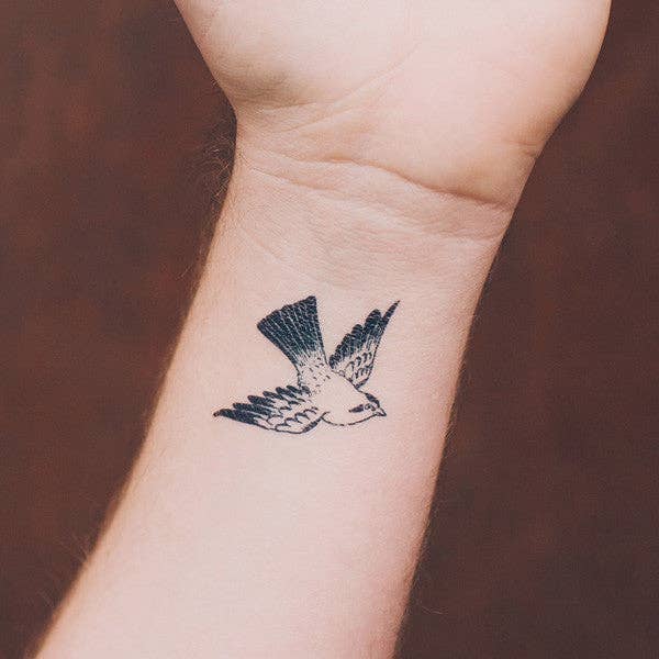 Cartolina Bird Tattoo Pair - Harmony