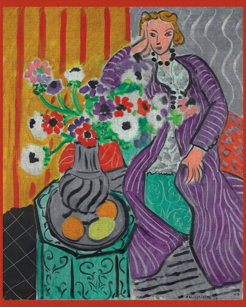 Henri Matisse: Purple Robe and Anemones 1000 - piece Jigsaw Puzzle - Harmony