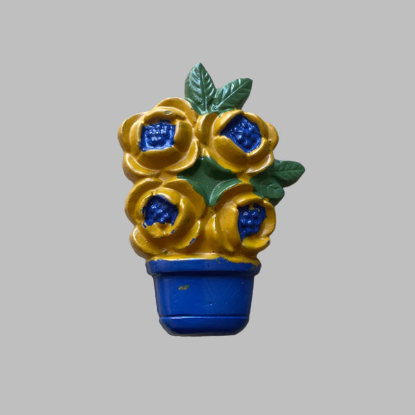 Vintage French Hand Painted Brooch - Harmony