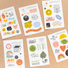 Peace, Love, Kindness Sticker Sheet (set of 2) - Harmony
