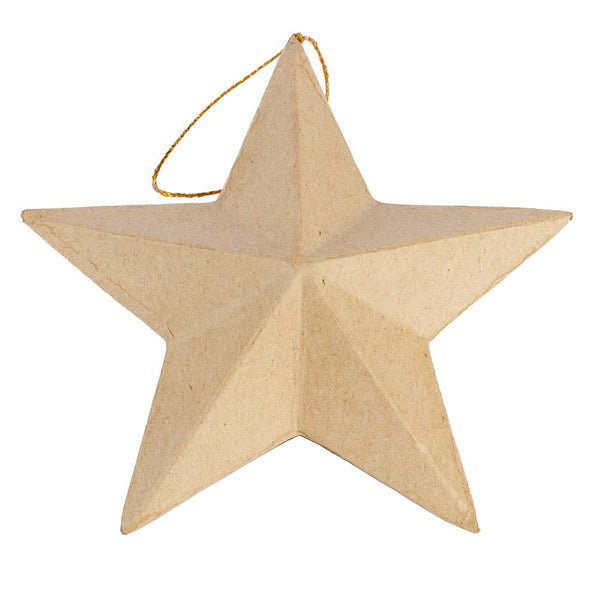 Paper Mache Star Ornaments - Medium - Harmony