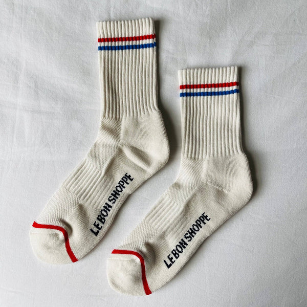 Boyfriend Socks / Milk - Harmony