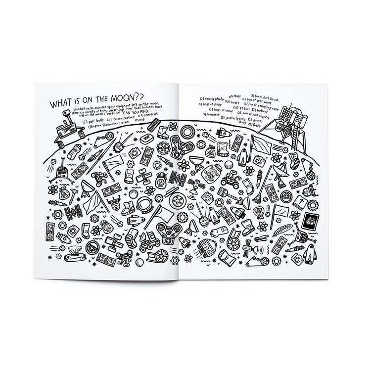 Space, Above & Beyond Coloring & Activity Book - Harmony