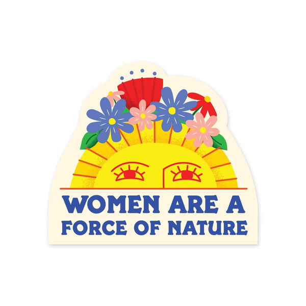 Women Nature Sun Sticker - Harmony