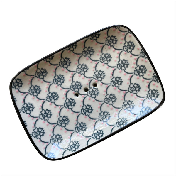 Soap Dish / Black & Pink - Harmony