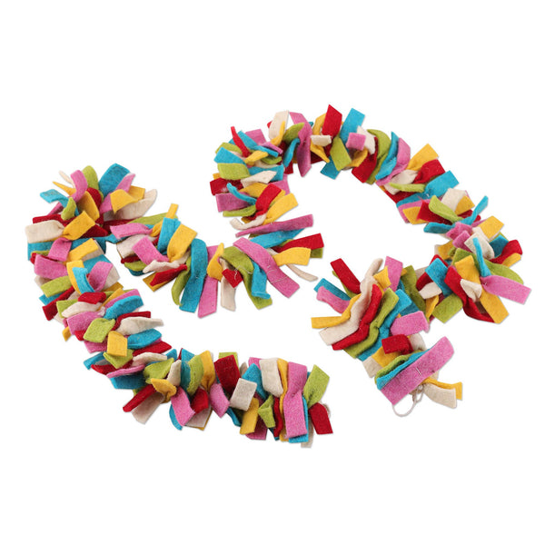 Colorful Wool Felt Garland - Harmony