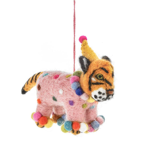 Fiesta Tiger Wool Ornament - Harmony