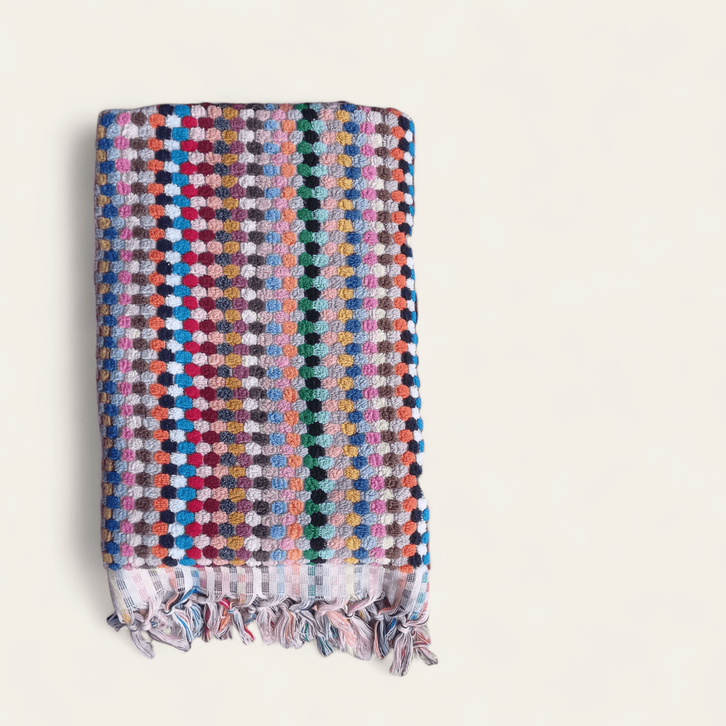 Pompom Bubble Handloomed Turkish Bath Towels - Harmony