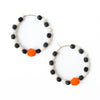 Colorful Gold Filled Hoops with Beads - Harmony