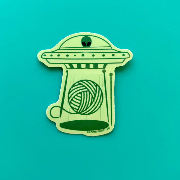 Alien UFO Sticker - Harmony