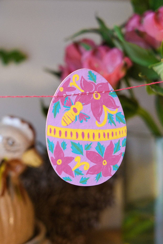 Easter Egg Sewn Garland - Harmony