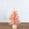 12" Blush Pink Artificial Canadian Pine Tree - Harmony