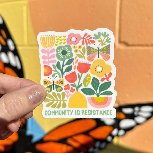 Community Is Resistance Sticker - Harmony