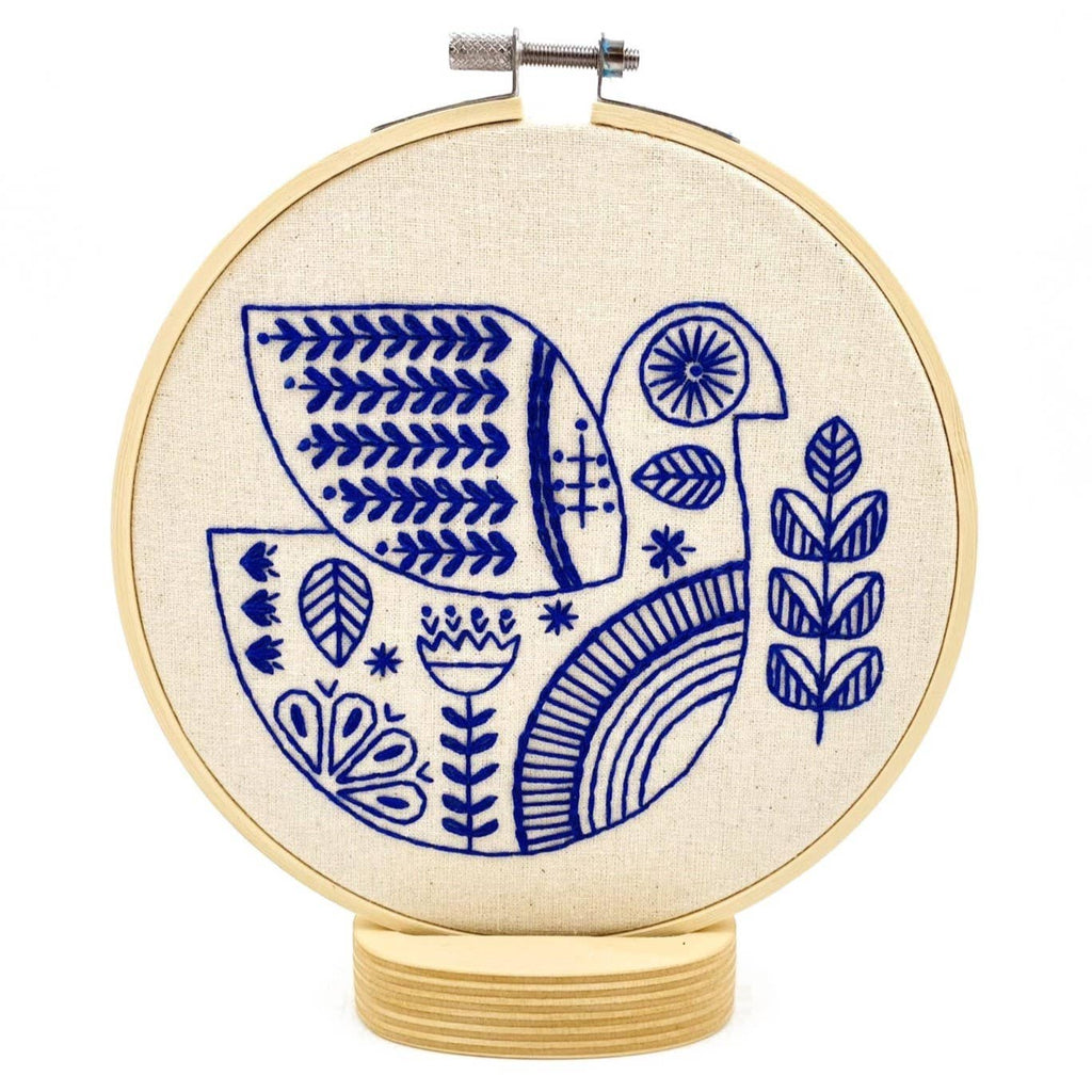 Hygge Dove Complete Embroidery Kit - Harmony