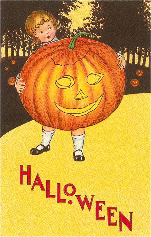 Halloween Postcard - Harmony