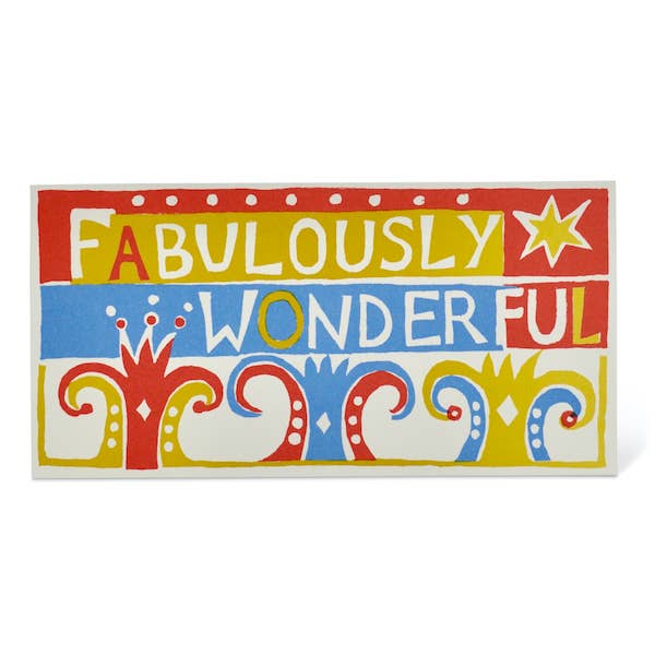 Fabulously Wonderful Long Card - Harmony