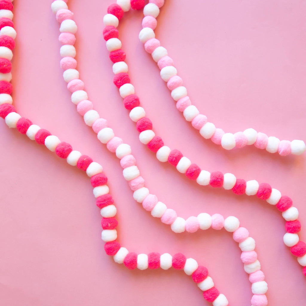 Pom Pom Garland | Baby Pink - Harmony