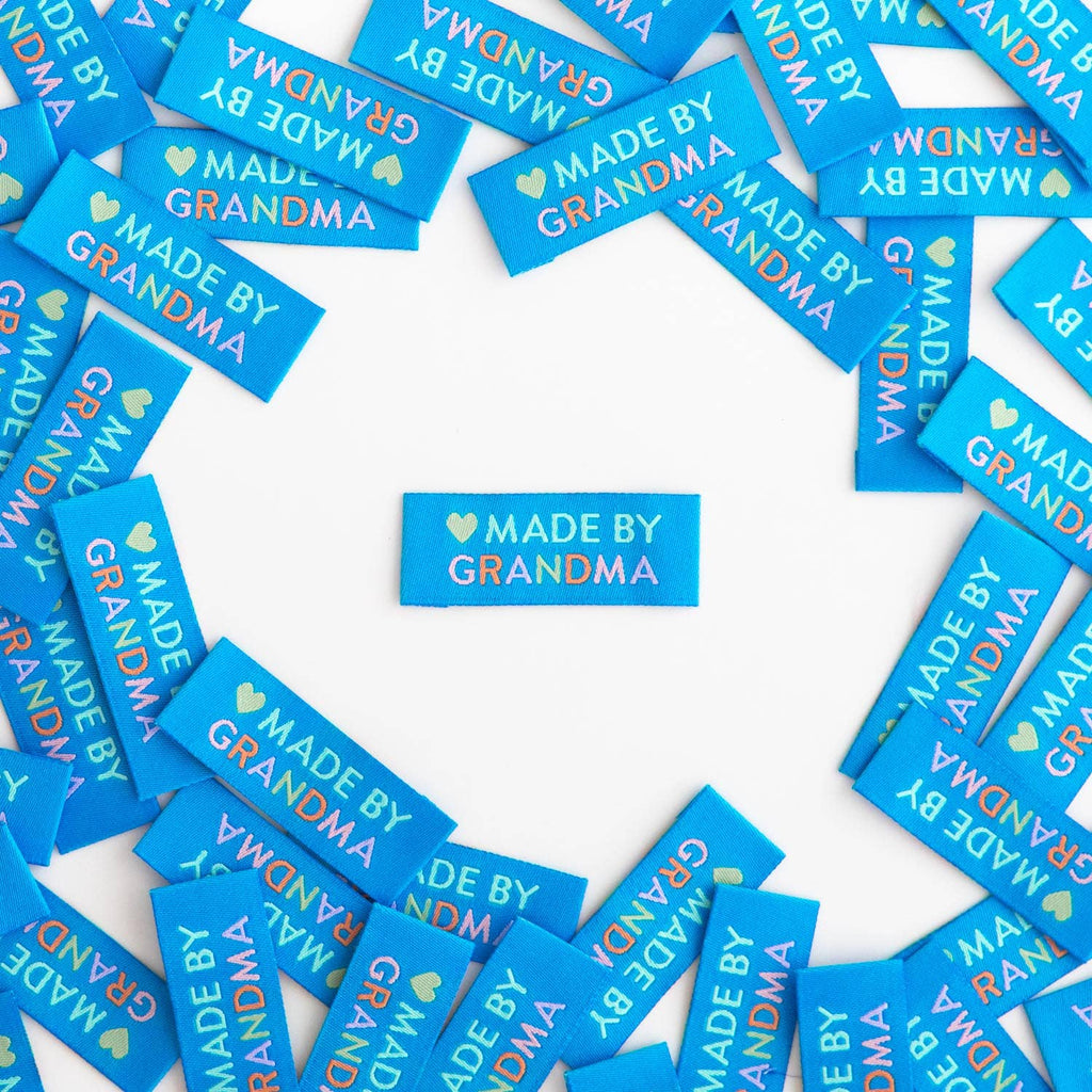 Made by Grandma -  Sewing Woven Clothing Label Tags - Harmony