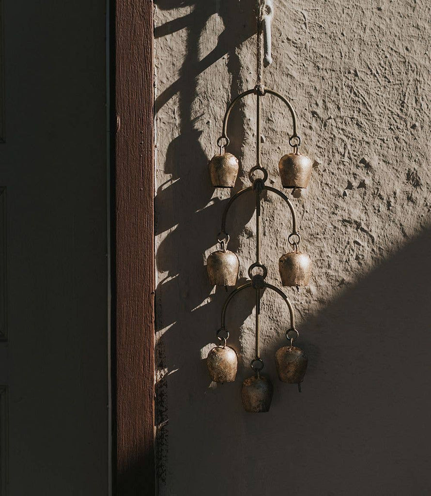 Tridevi Cascade Rustic Bell Wind Chime - Harmony