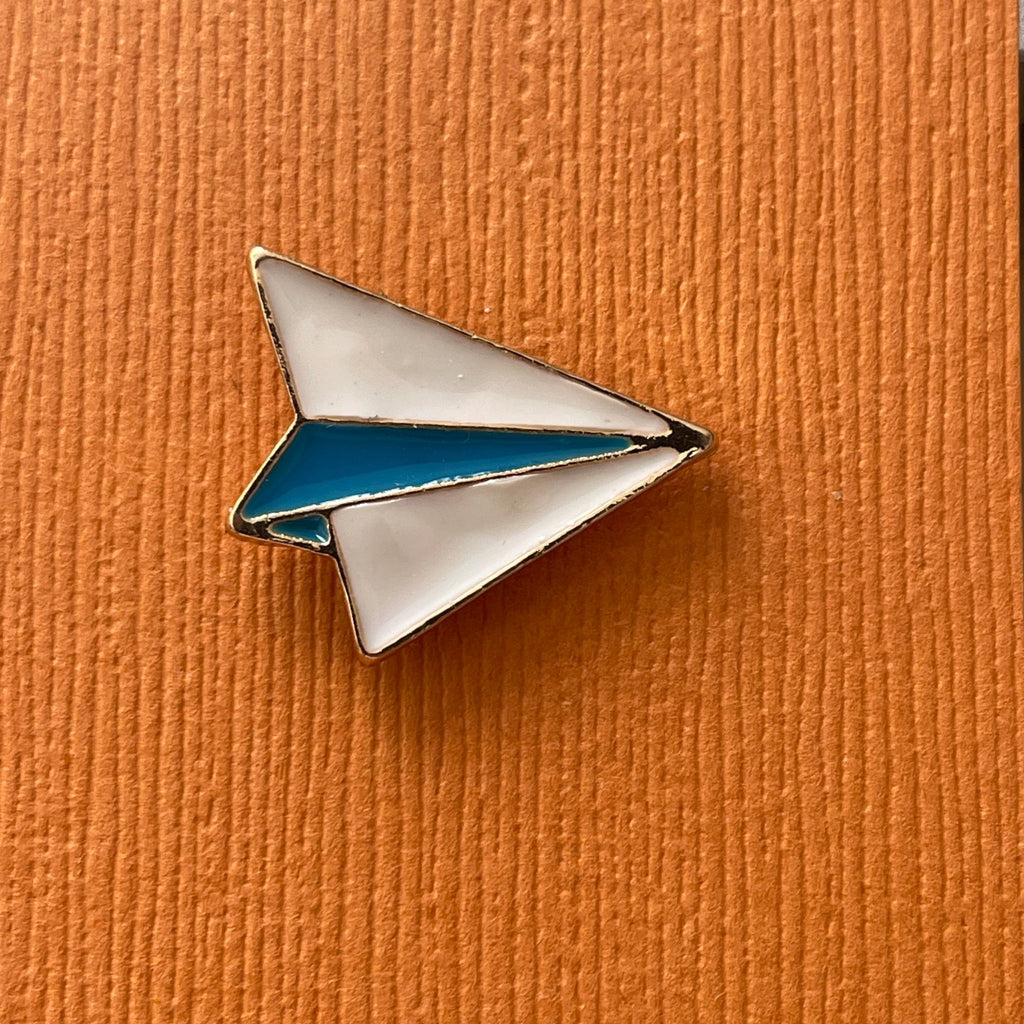 Paper Airplane Enamel Pin - Harmony