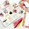Clear Lilac Bow Sticker, 2.3x1.3in. - Harmony