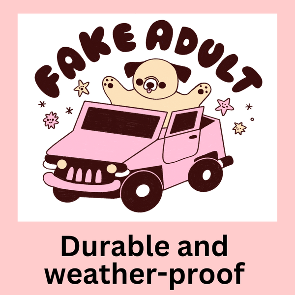 Fake Adult Bumper Sticker - Harmony