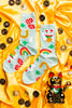 Lucky Cat & Clover Small Crew Socks - Harmony