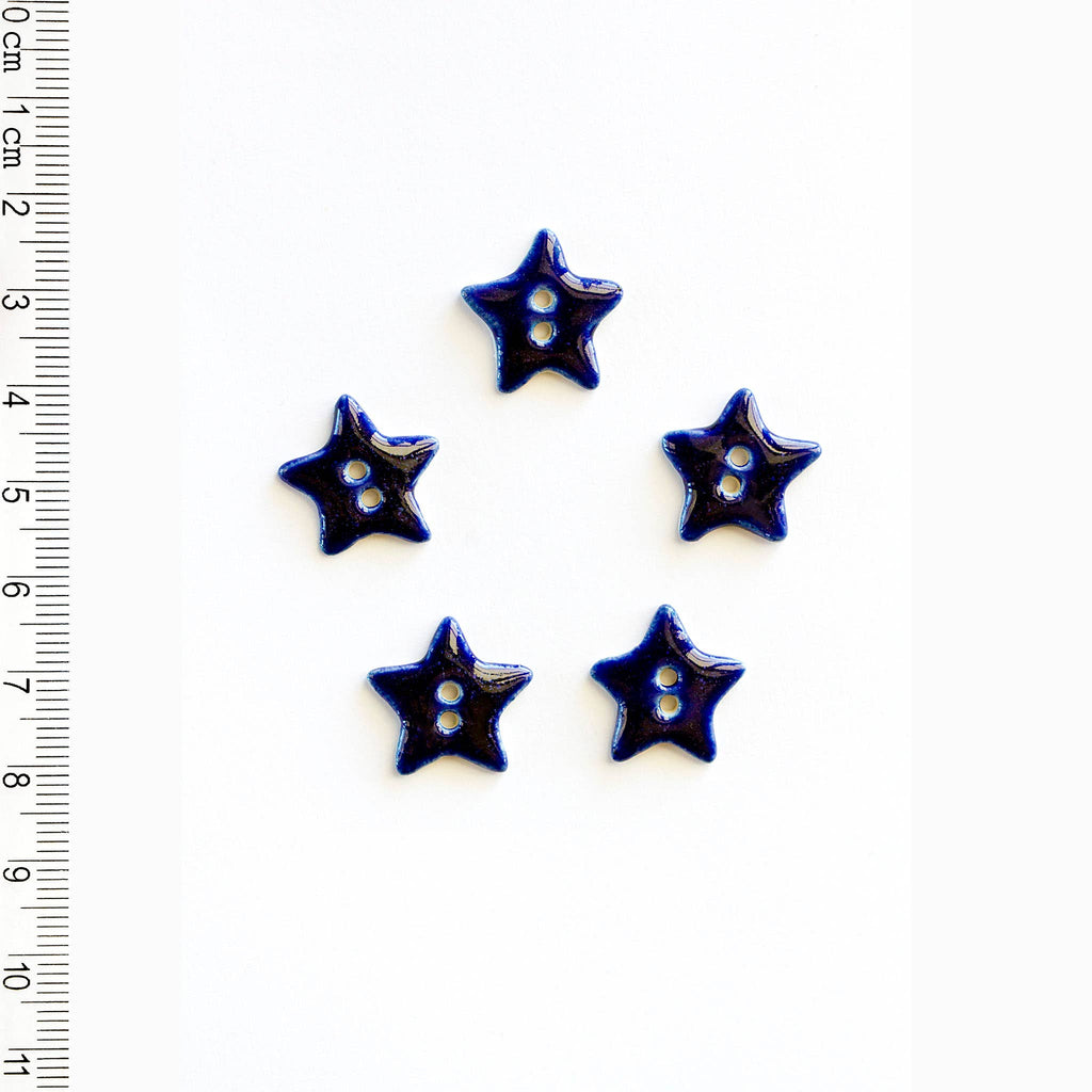 Blue Star Buttons - Harmony