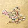 Stick and Stitch Embroidery / Folk Birds - Harmony