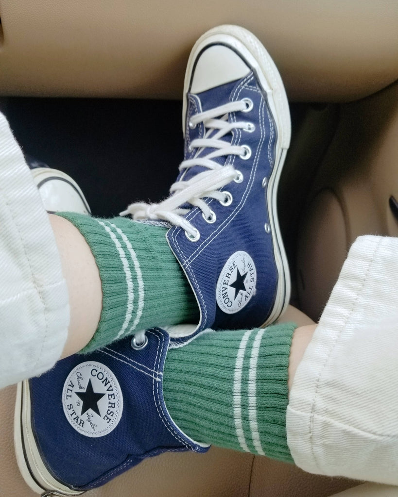 Boyfriend Socks / Clean White - Harmony